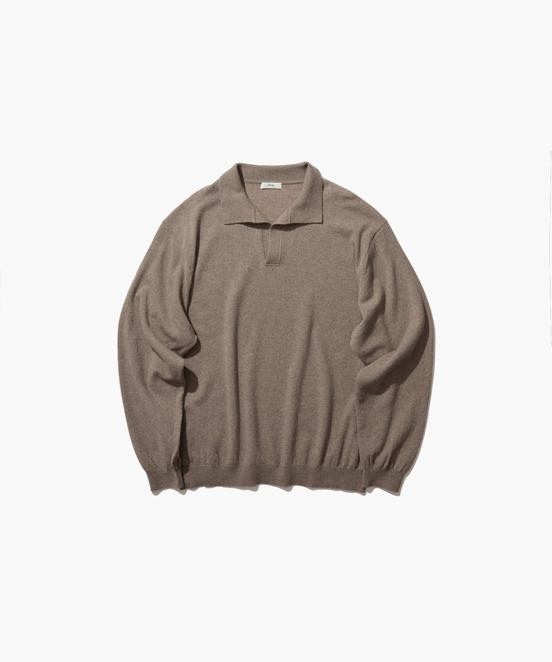 SUPER LIGHT WOOL | SKIPPER POLO SWEATER