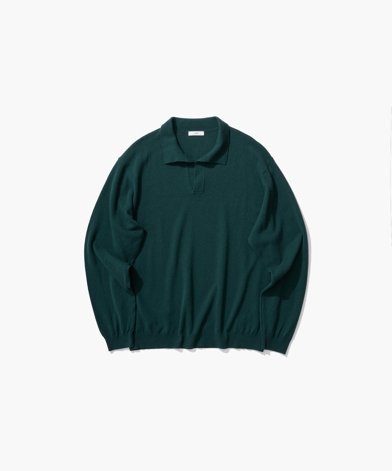 SUPER LIGHT WOOL | SKIPPER POLO SWEATER