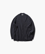 WOOL COTTON BRUSHED | OVERSIZED CARDIGAN – ATON | エイトン