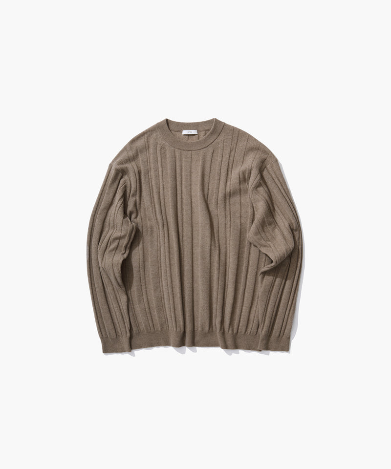 SUPER LIGHT WOOL | RANDOM RIB SWEATER