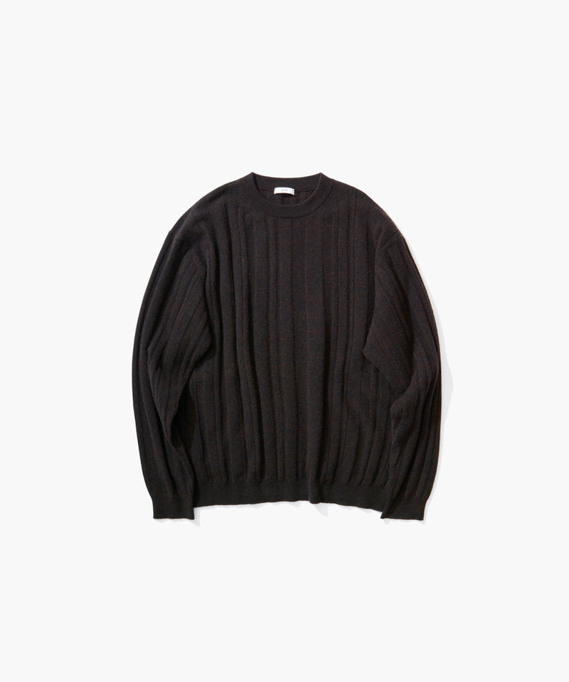SUPER LIGHT WOOL | RANDOM RIB SWEATER