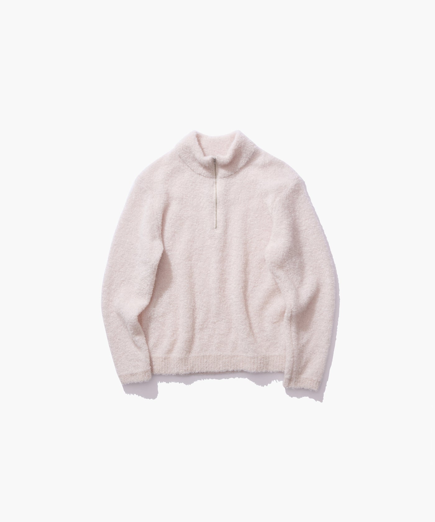 KID MOHAIR LOOP | HALF ZIP SWEATER – ATON | エイトン