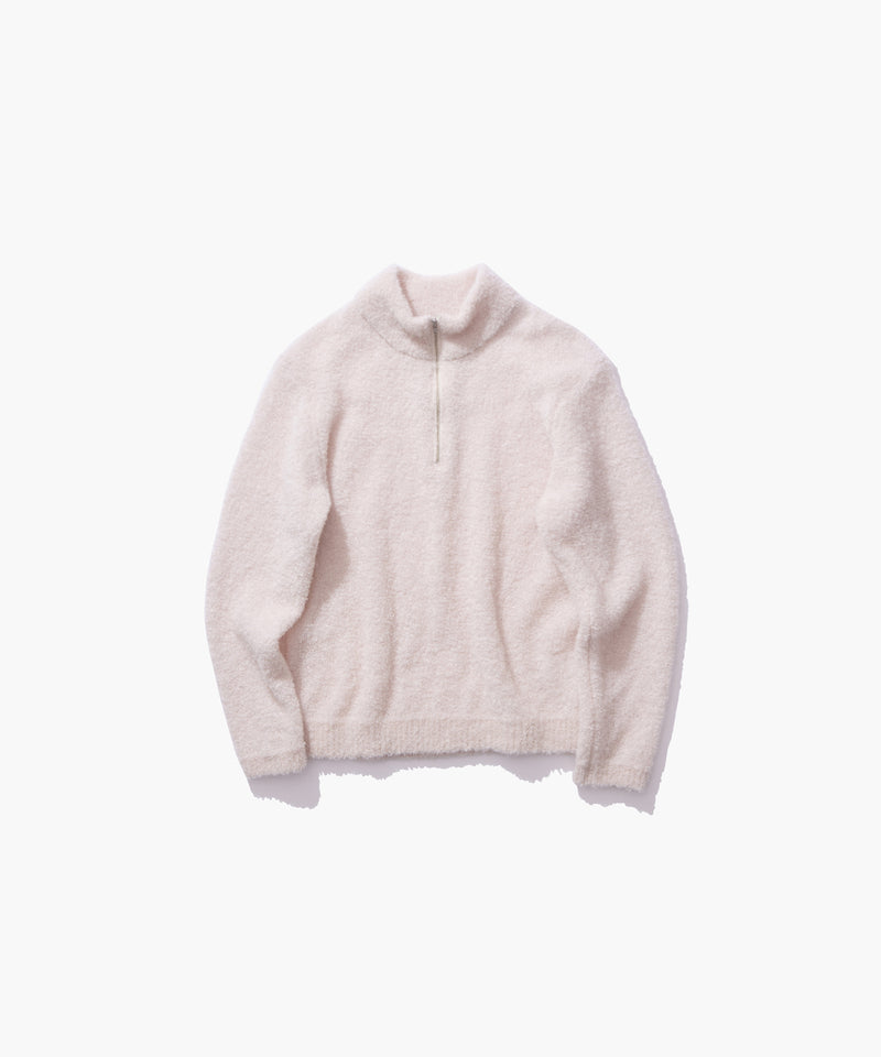 KID MOHAIR LOOP | HALF ZIP SWEATER