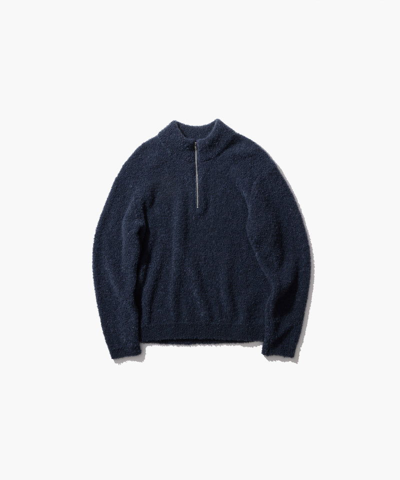 KID MOHAIR LOOP | HALF ZIP SWEATER