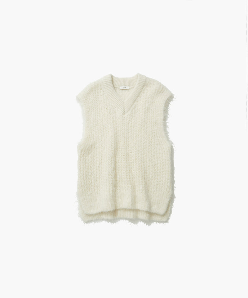 ALPACA FUR | V-NECK VEST