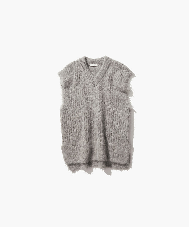 ALPACA FUR | V-NECK VEST