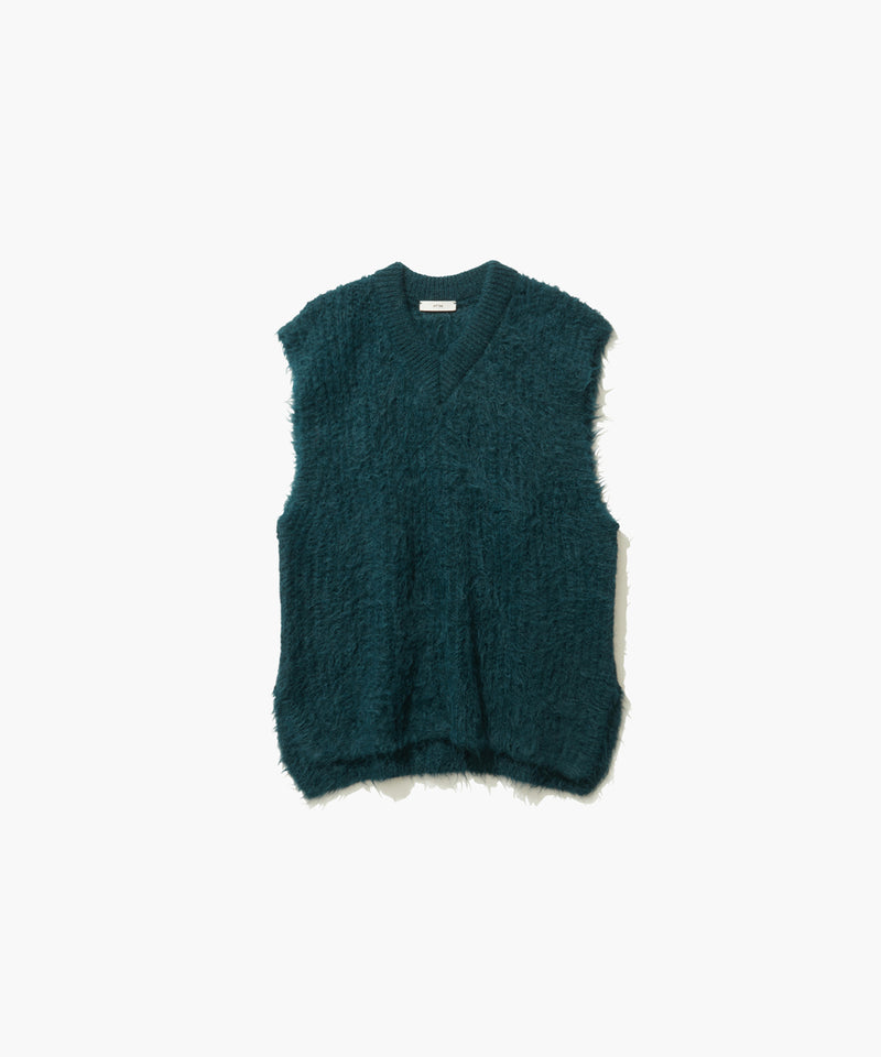 ALPACA FUR | V-NECK VEST