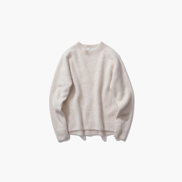 ROYAL FUR CASHMERE | CREWNECK SWEATER – ATON | エイトン