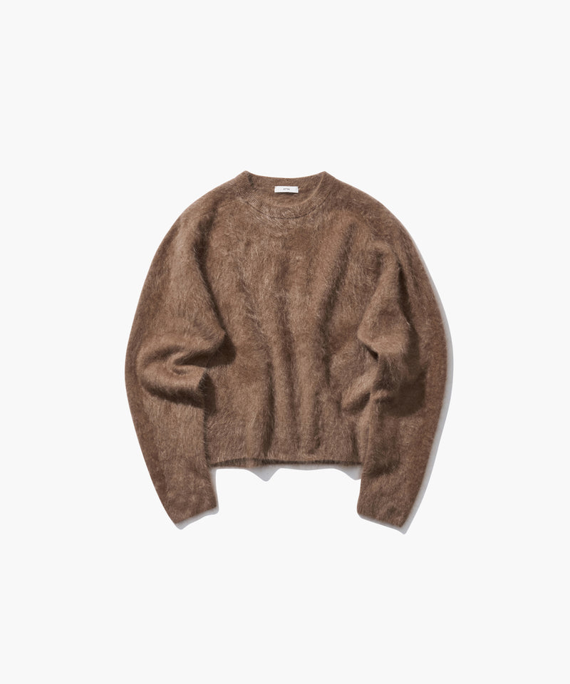 ROYAL CASHMERE FUR | CREW NECK SWEATER – ATON | エイトン