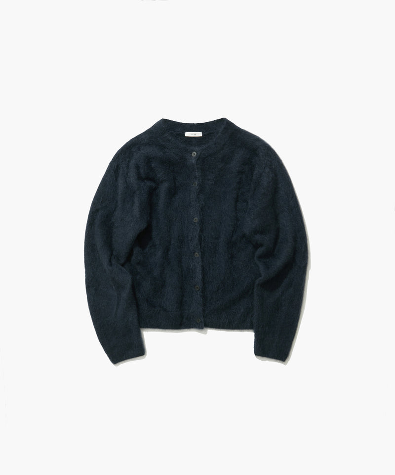 ROYAL CASHMERE FUR | CREWNECK CARDIGAN