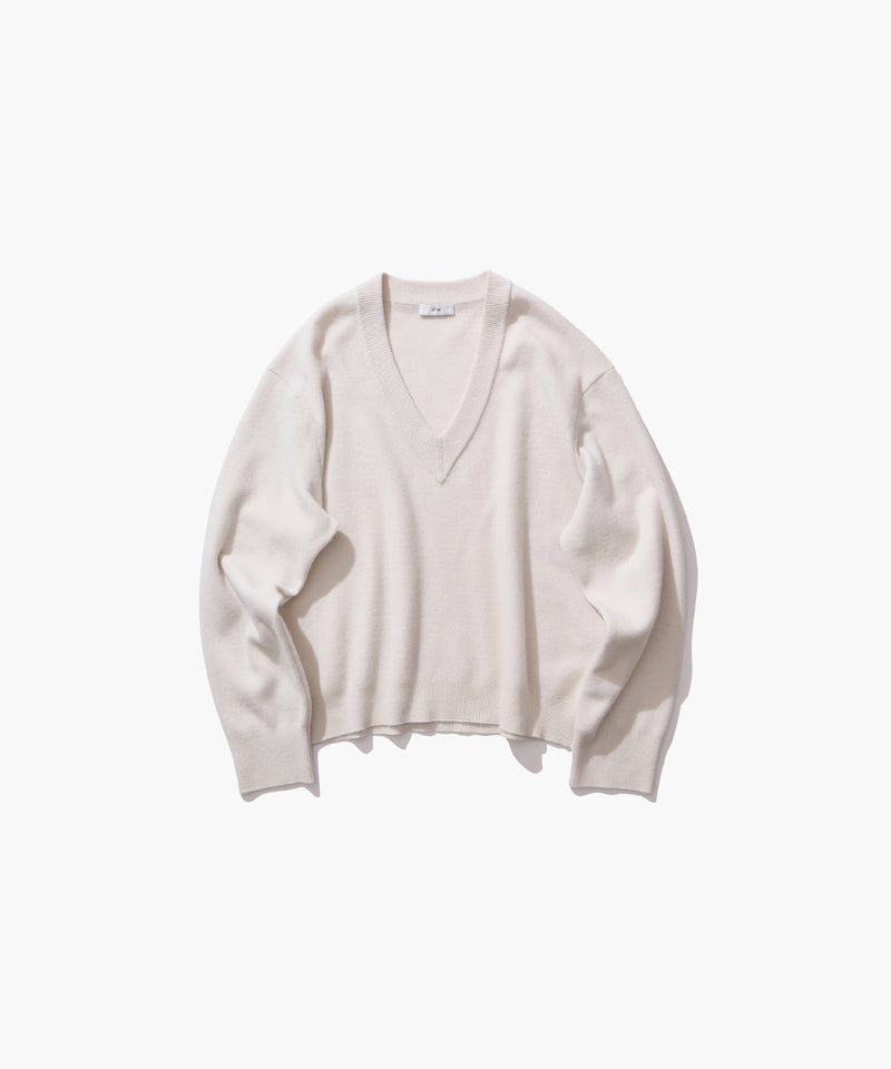 MERINO COLLEGE KNIT | V-NECK SWEATER
