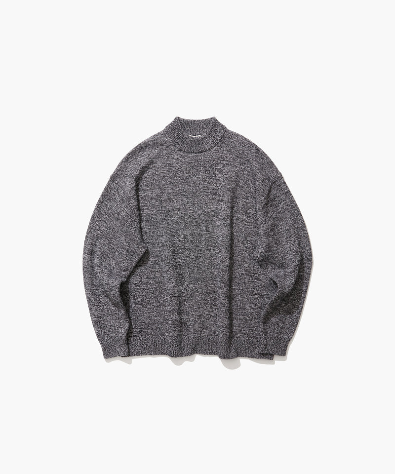 BABY WOOL MOULINE | MOCKNECK SWEATER