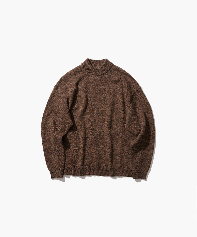 BABY WOOL MOULINE | MOCKNECK SWEATER