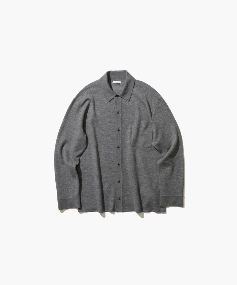 MERINO COLLEGE KNIT | KNIT SHIRT