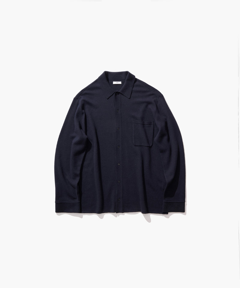 MERINO COLLEGE KNIT | KNIT SHIRT