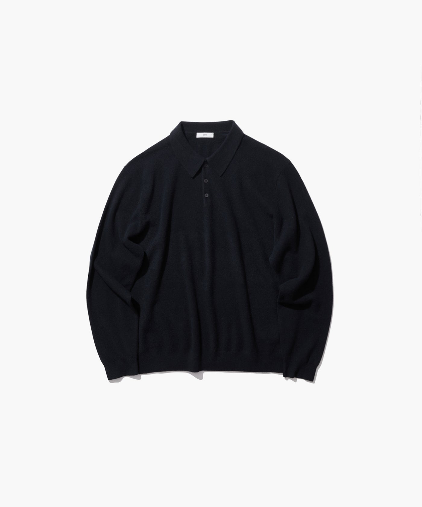 完売 BATONER CHOMA POLO S/S 3 ブラック サマーニット 完売 BATONER CHOMA POLO S/S 3 ブラック サマーニット 完売