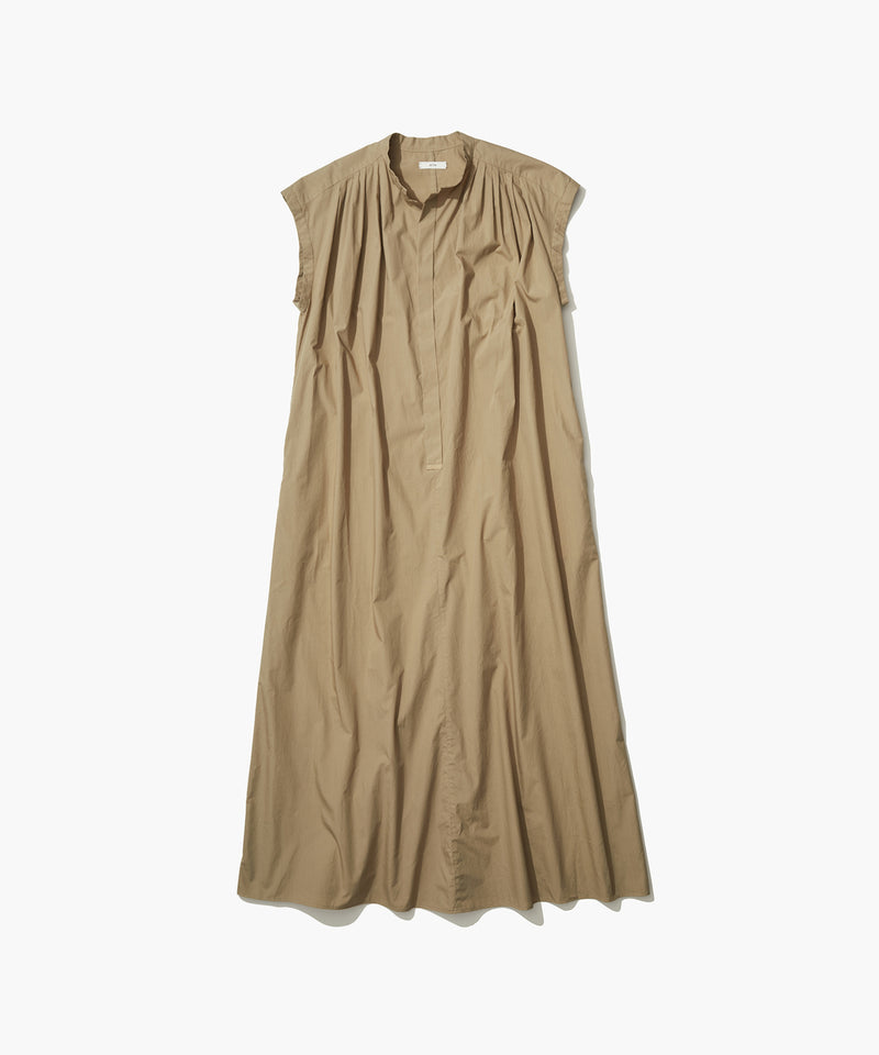 NATURAL DYED COTTON LAWN | TUCKED DRESS