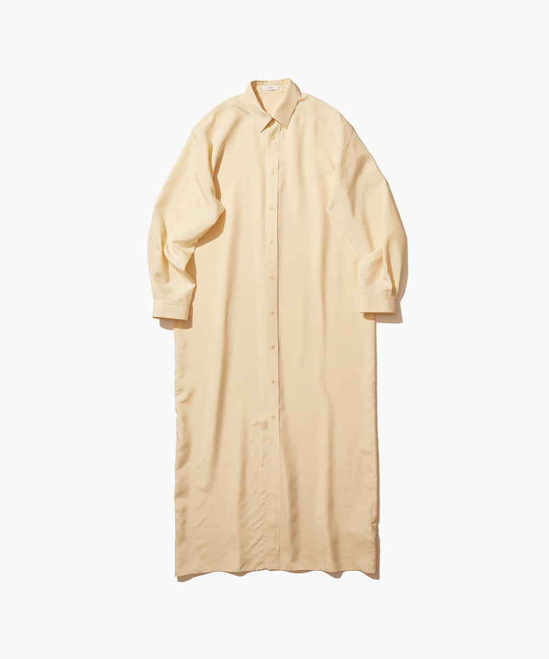 SILK SUEDE | BUTTON DOWN SHIRT DRESS