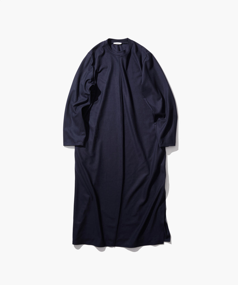 MERINO COLLEGE JERSEY | CREWNECK DRESS