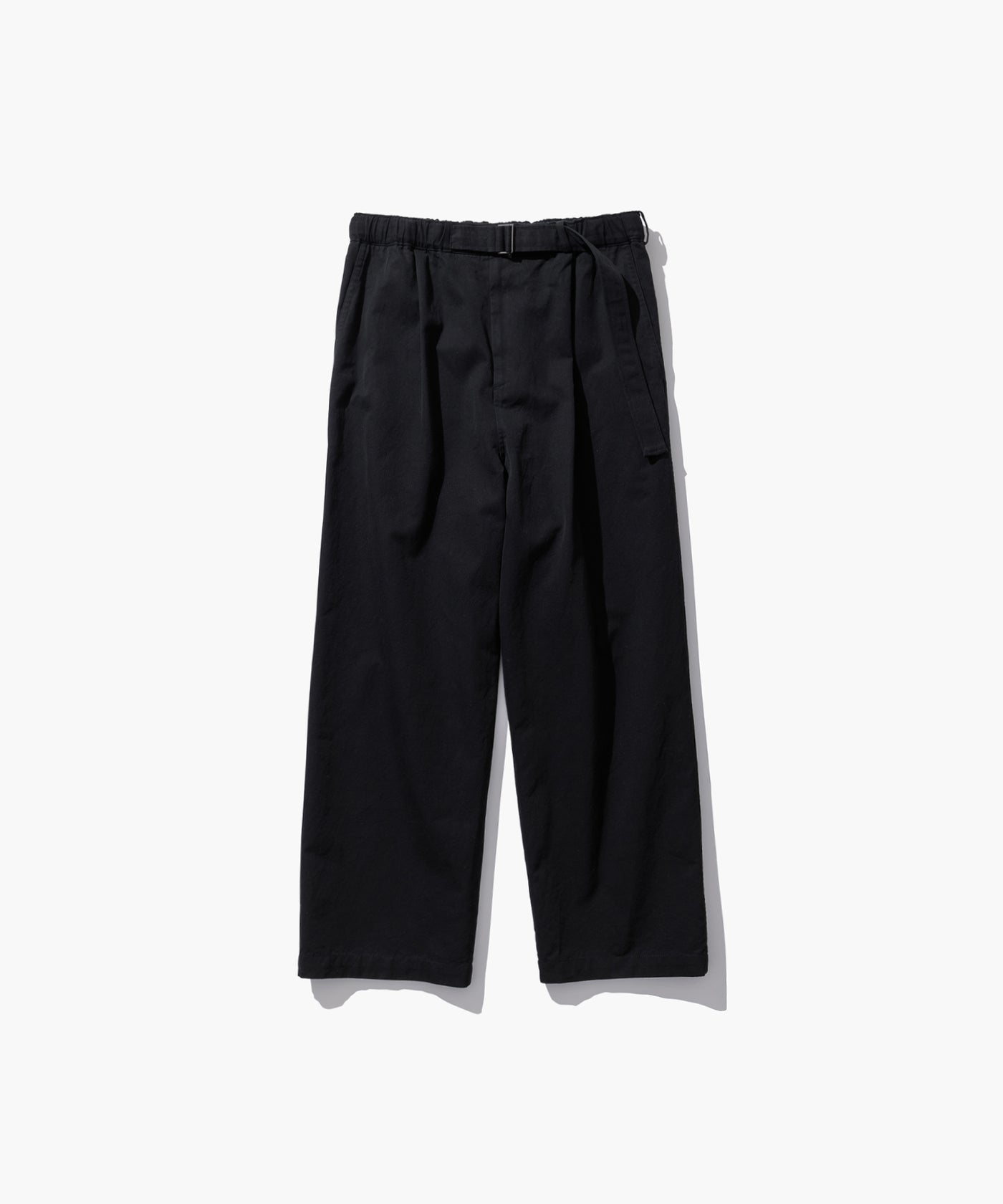 ATON エイトン コットンギャバジン タックパンツ 00 ブラック COTTON GABARDINE | CLIMBING PANTS – ATON | エイトン
