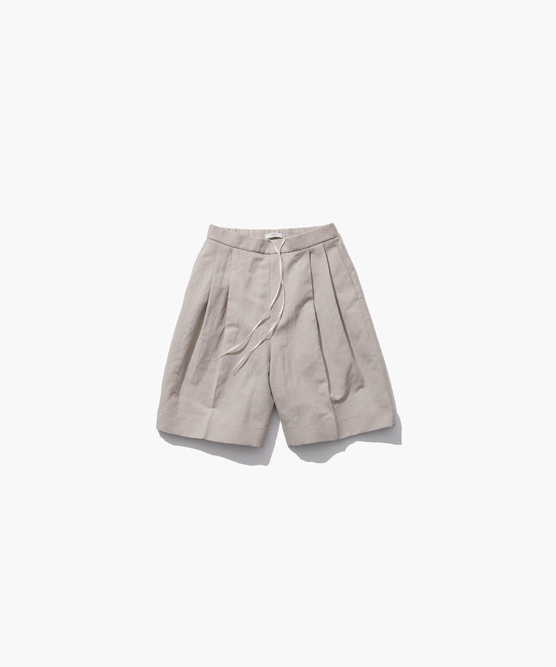 ROUND COTTON LINEN | WIDE SHORTS – ATON | エイトン