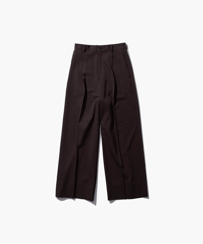 WOOL GABARDINE | WIDE PANTS – ATON | エイトン