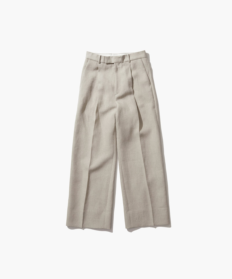 LINEN OXFORD | STARIGHT PANTS