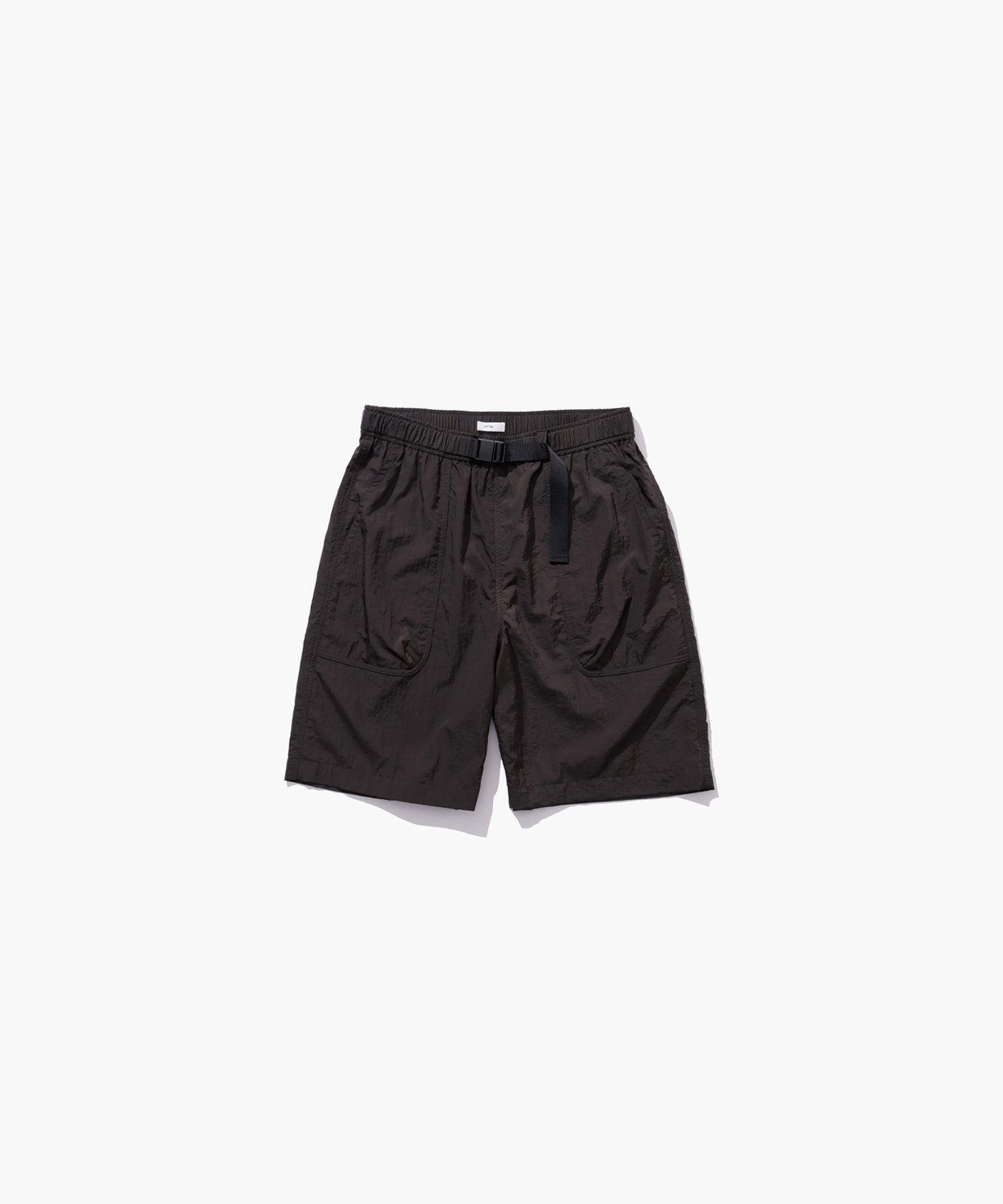 ATON ナイロンショーツ 黒 ブラック SUPER LIGHT NYLON | CLIMBING SHORTS – ATON | エイトン