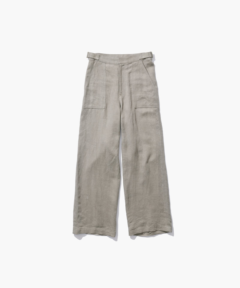 LINEN TWILL | BAKER PANTS – ATON | エイトン