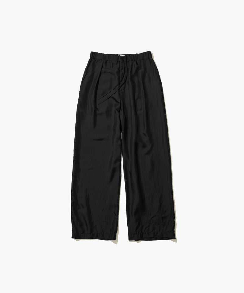 NATURAL DYED SILK TWILL | EASY WIDE PANTS