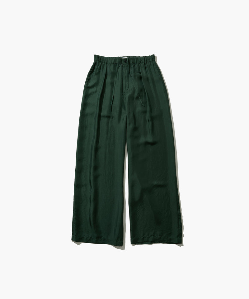 NATURAL DYED SILK TWILL | EASY WIDE PANTS