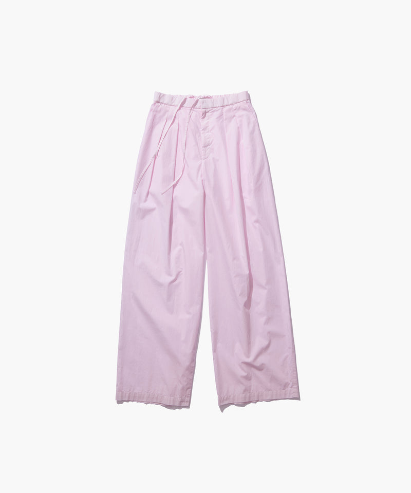 NATURAL DYED COTTON LAWN | TWO TUCKED EASY PANTS – ATON | エイトン