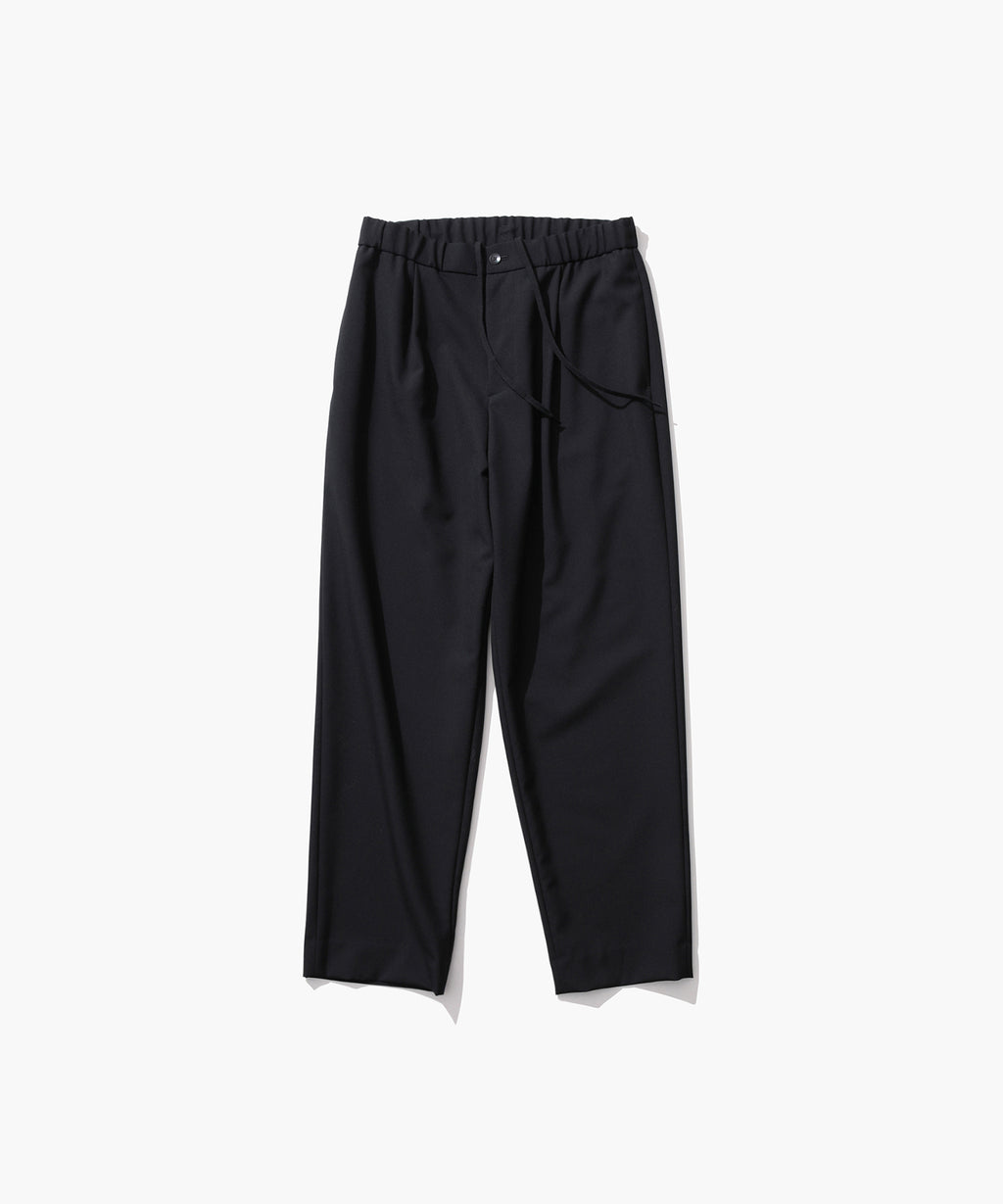 WOOL TROPICAL | TAPERED EASY PANTS – ATON | エイトン