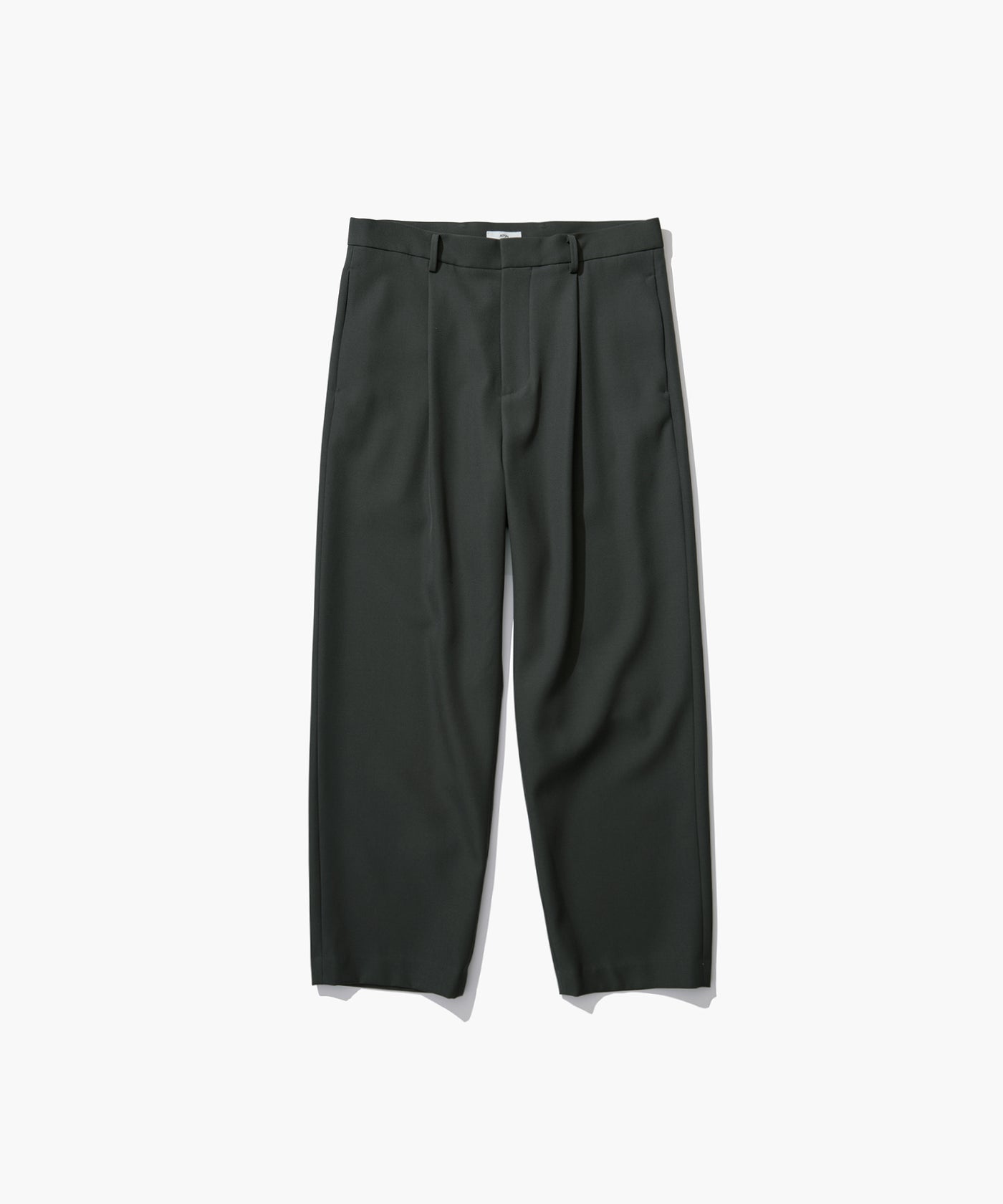A17443 極美品 エイトン バックサテンベーシックパンツ カーキブラウン06 A17443 極美品 エイトン バックサテンベーシックパンツ