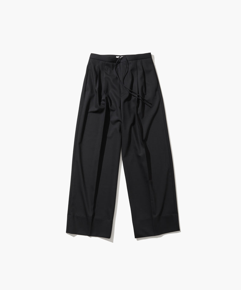 TECHNO WOOL TWILL | EASY TUCKED PANTS