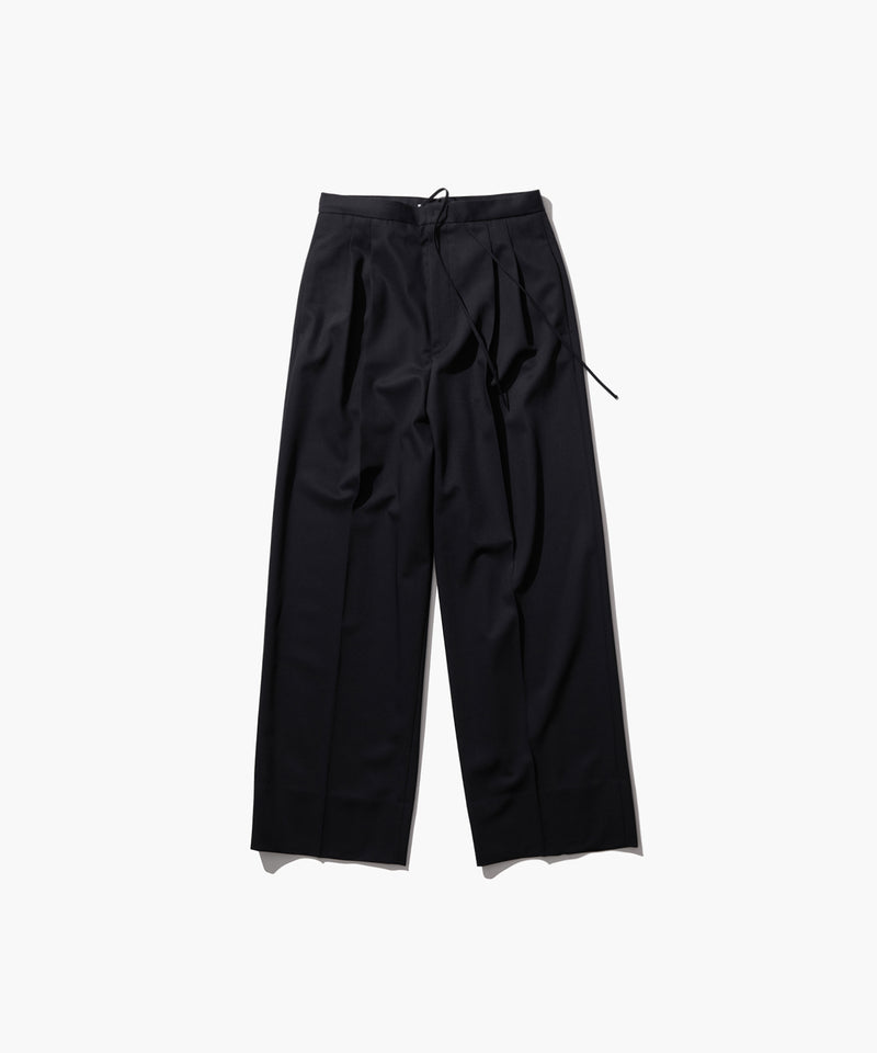 TECHNO WOOL TWILL | TUCKED EASY PANTS