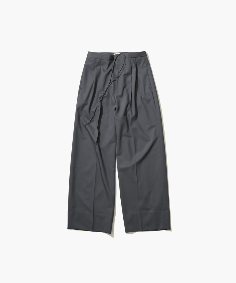 TECHNO WOOL TWILL | EASY TUCKED PANTS