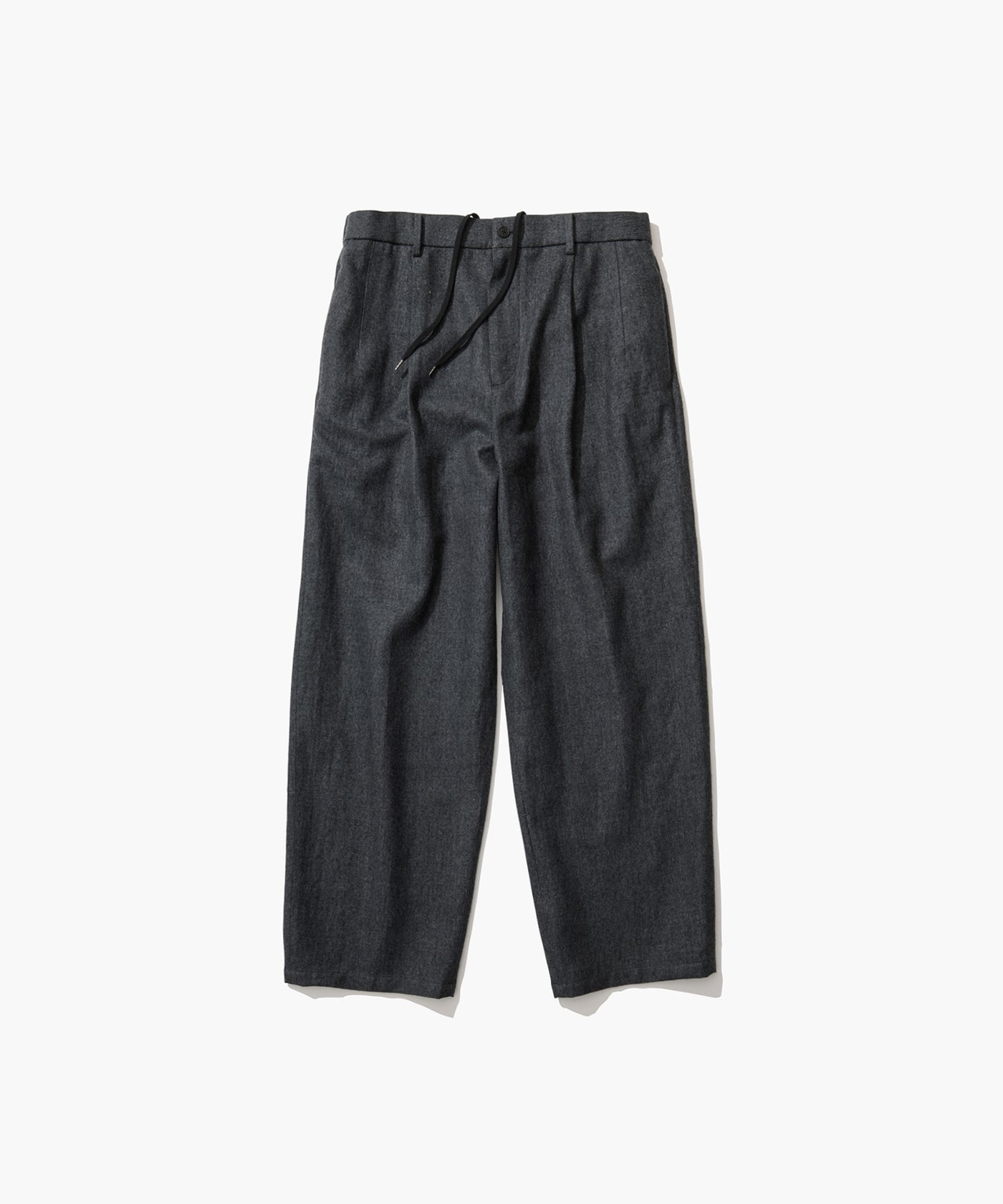 LINEN WOOL TWILL | LOOSE FIT PANTS – ATON | エイトン
