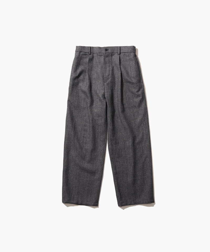 LINEN WOOL TWILL | LOOSE FIT PANTS