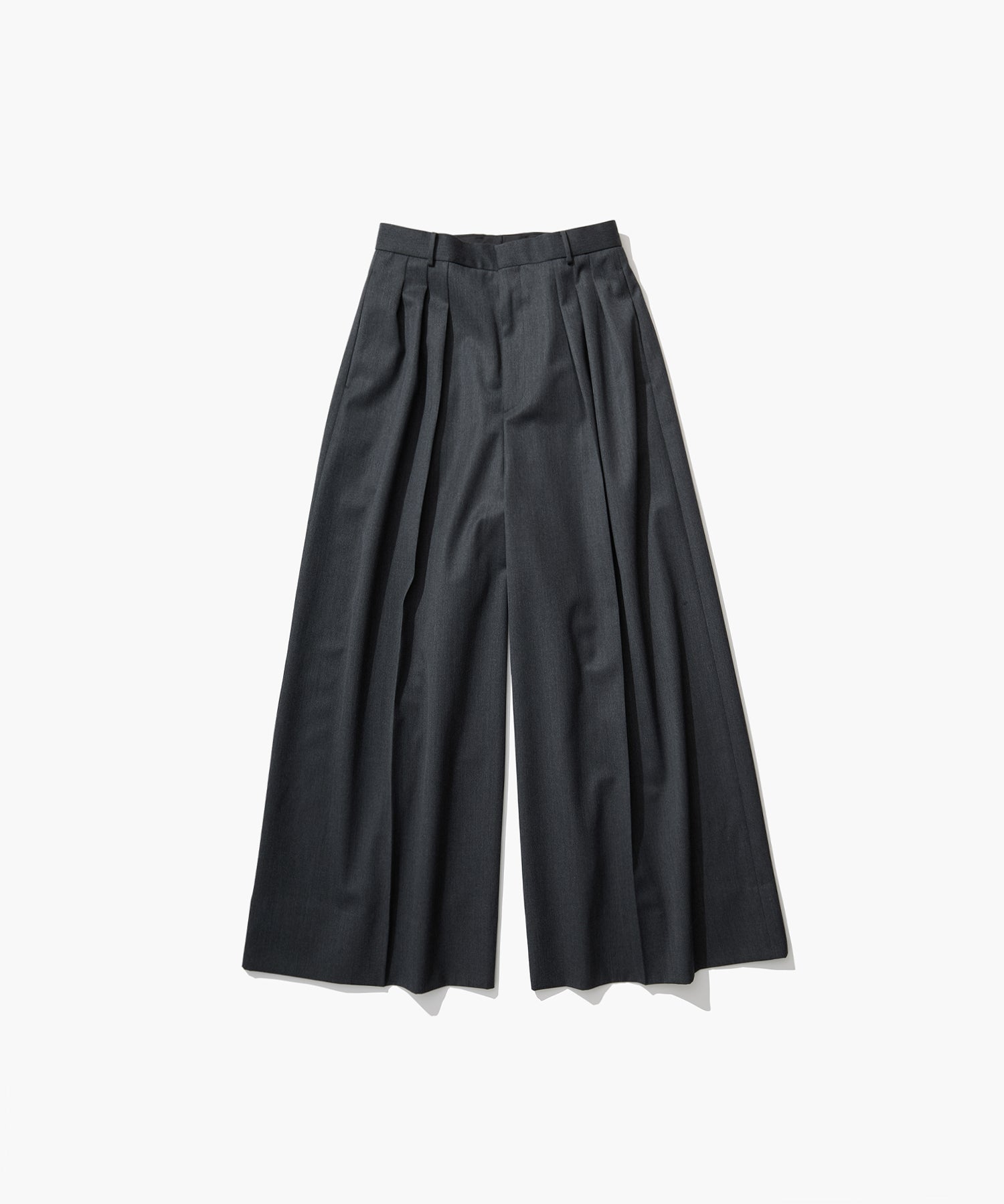 24SS　ATON COTTON HEMP SATIN トラウザーズ ATON | +81 PLUS EIGHTY ONE