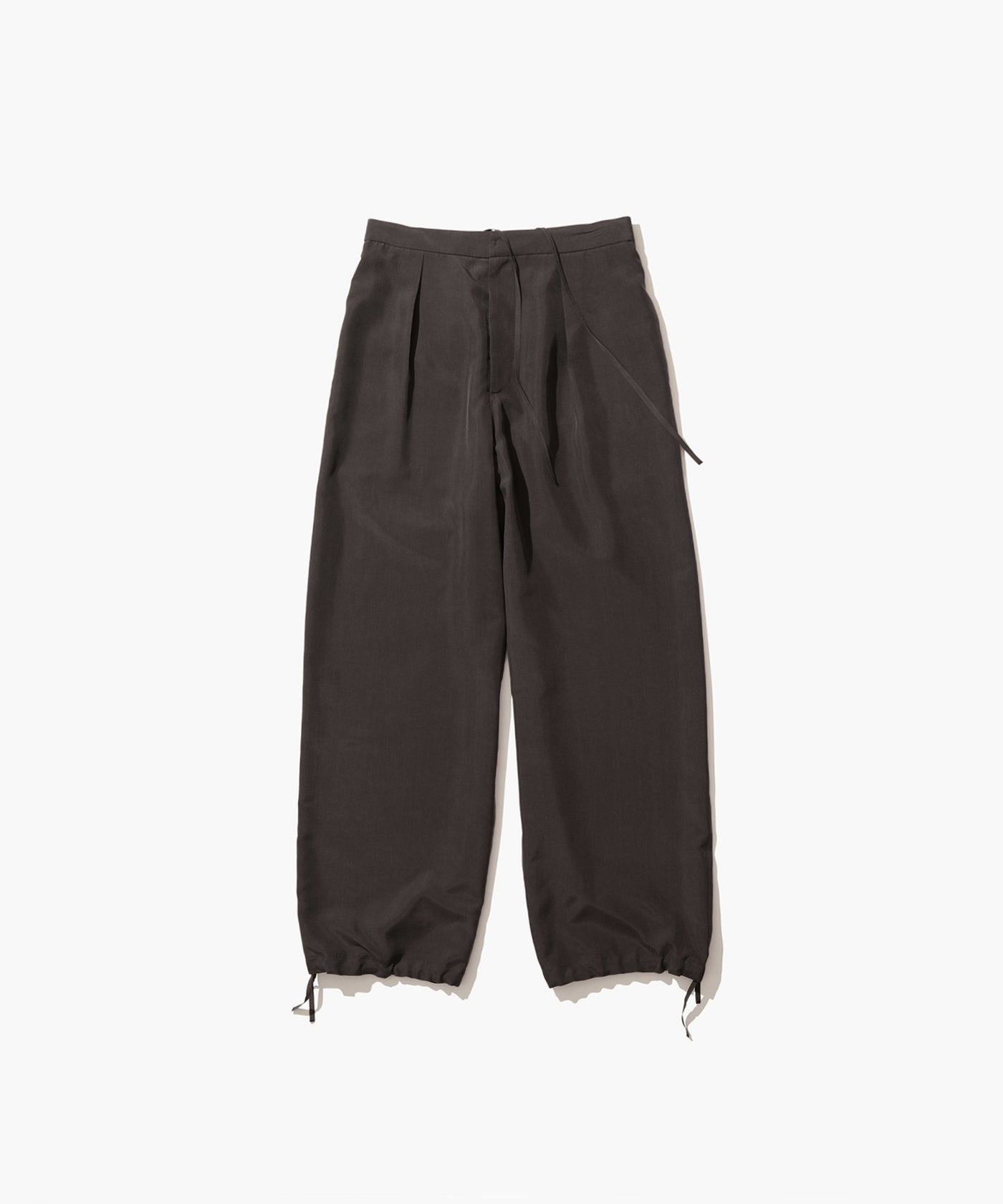 SILK SUEDE | TUCKED EASY PANTS – ATON | エイトン