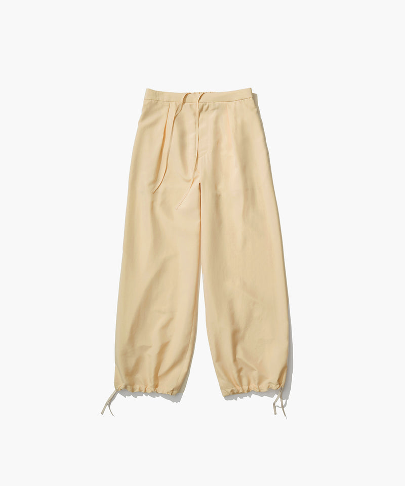 SILK SUEDE | TUCKED EASY PANTS