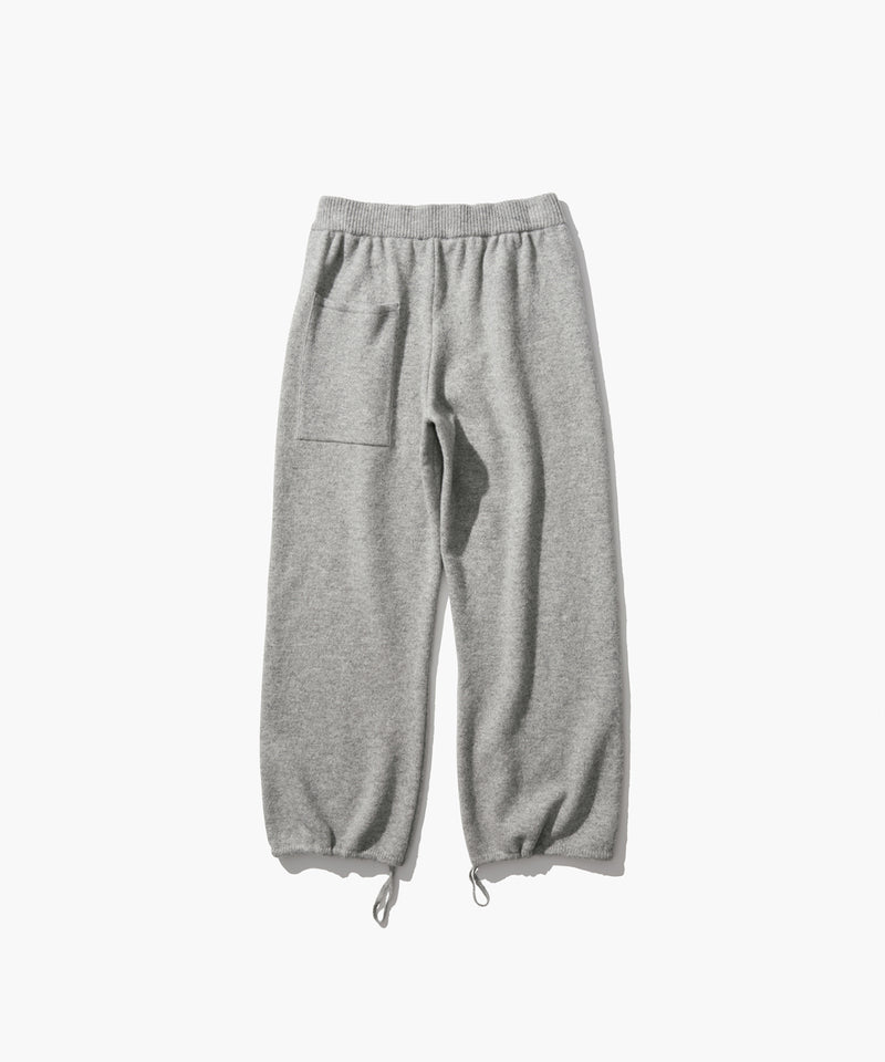 WOOL CASHMERE SILK | TUCKED STRAIGHT PANTS