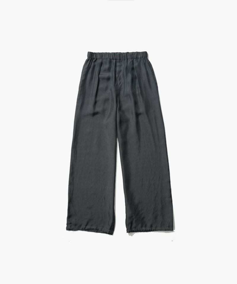 TRAVEL SILK TWILL | WIDE PANTS