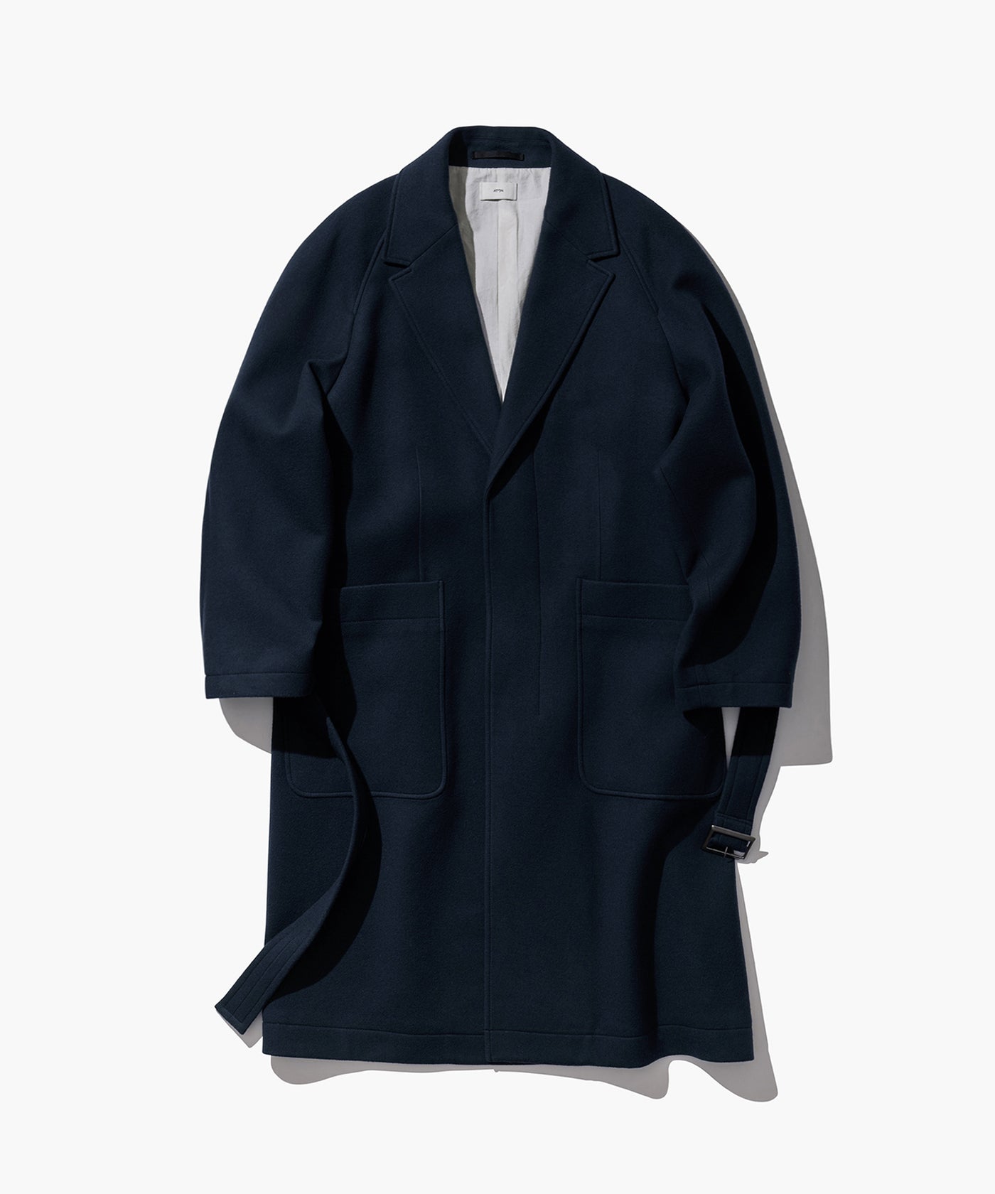 SUPER 160S DOUBLE SAXONY | CHESTER FIELD COAT – ATON | エイトン