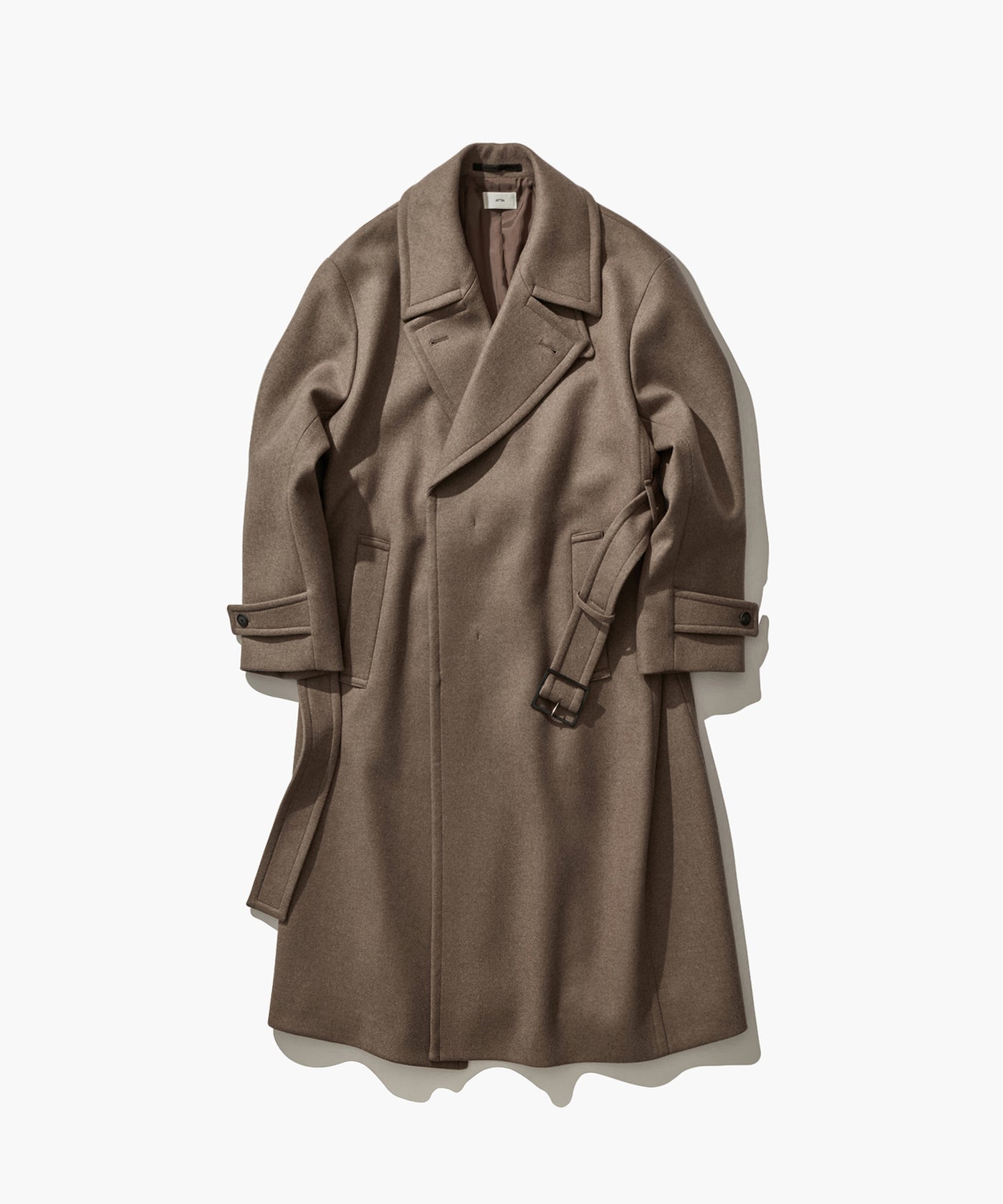 ATON ダブルメルトンコート SUPER 120S DOUBLE MELTON | LONG REEFER COAT – ATON | エイトン