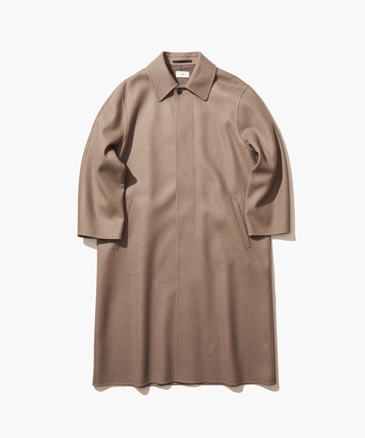 SUPER 120S DOUBLE MELTON | BALMACAAN COAT – ATON | エイトン