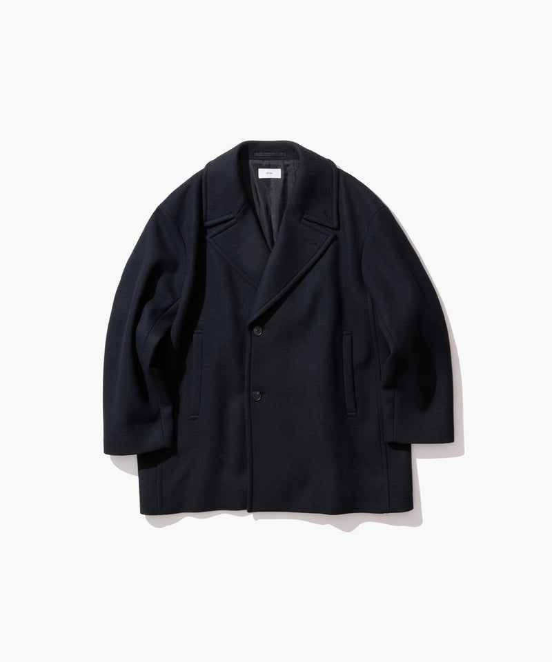SUPER 120S DOUBLE MELTON | SEMI DOUBLE SHORT COAT