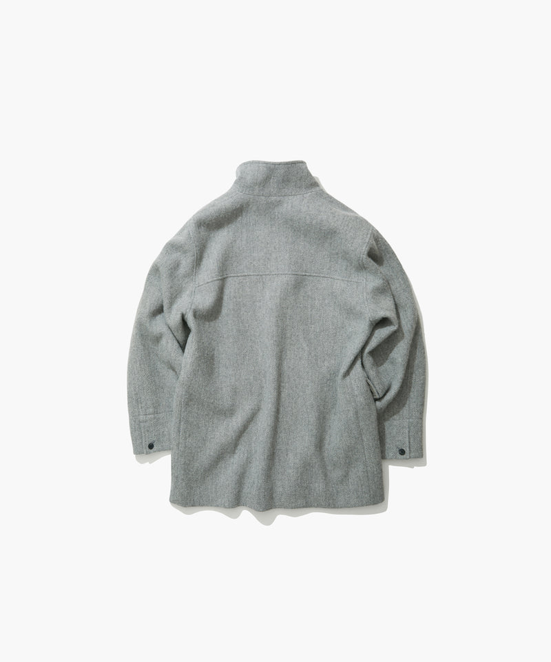 BABY ALPACA | STAND FIELD COAT