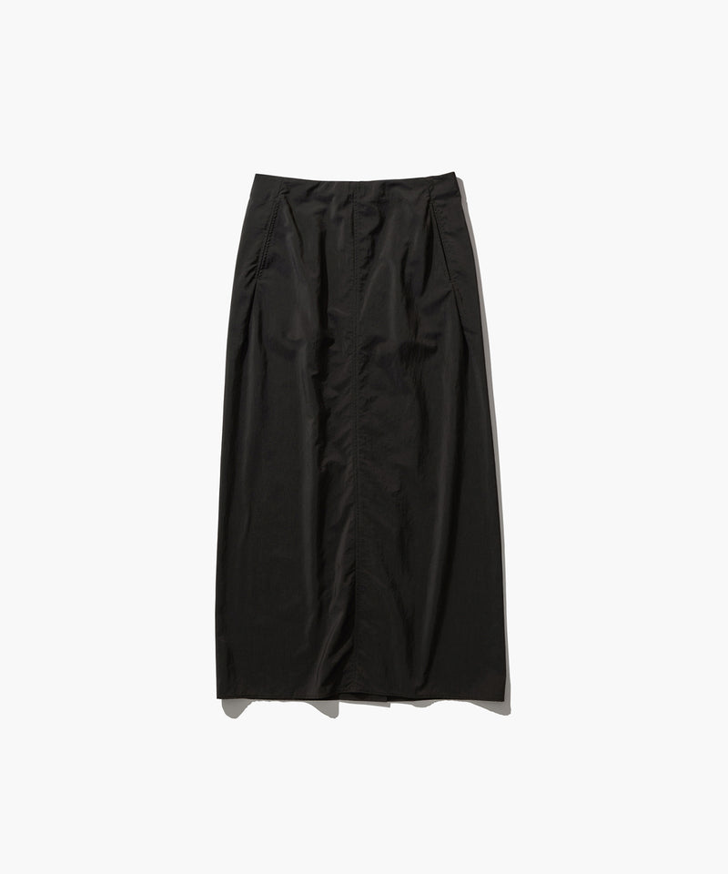 FIBRIL NYLON SATIN | STRAIGHT SKIRT – ATON | エイトン